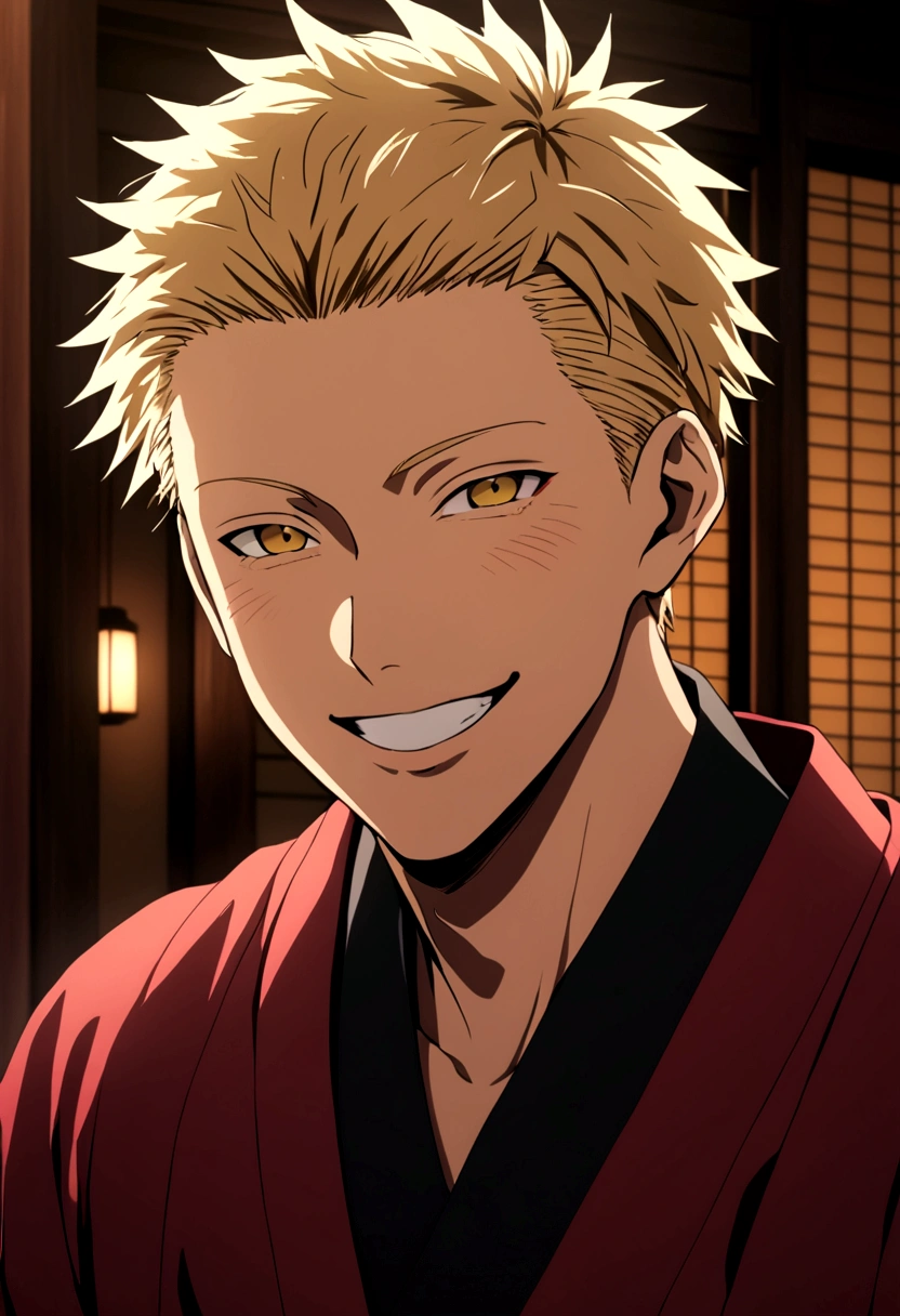 Ryomen Sukuna of jujutsu kaisen smiling
