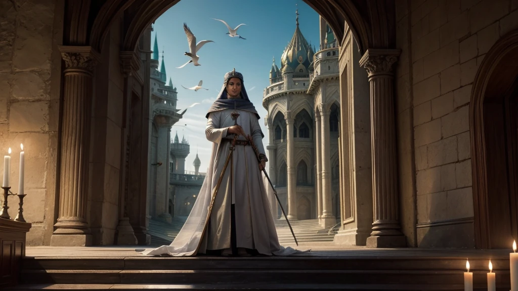 kingdom of heaven, tips, spears, doves