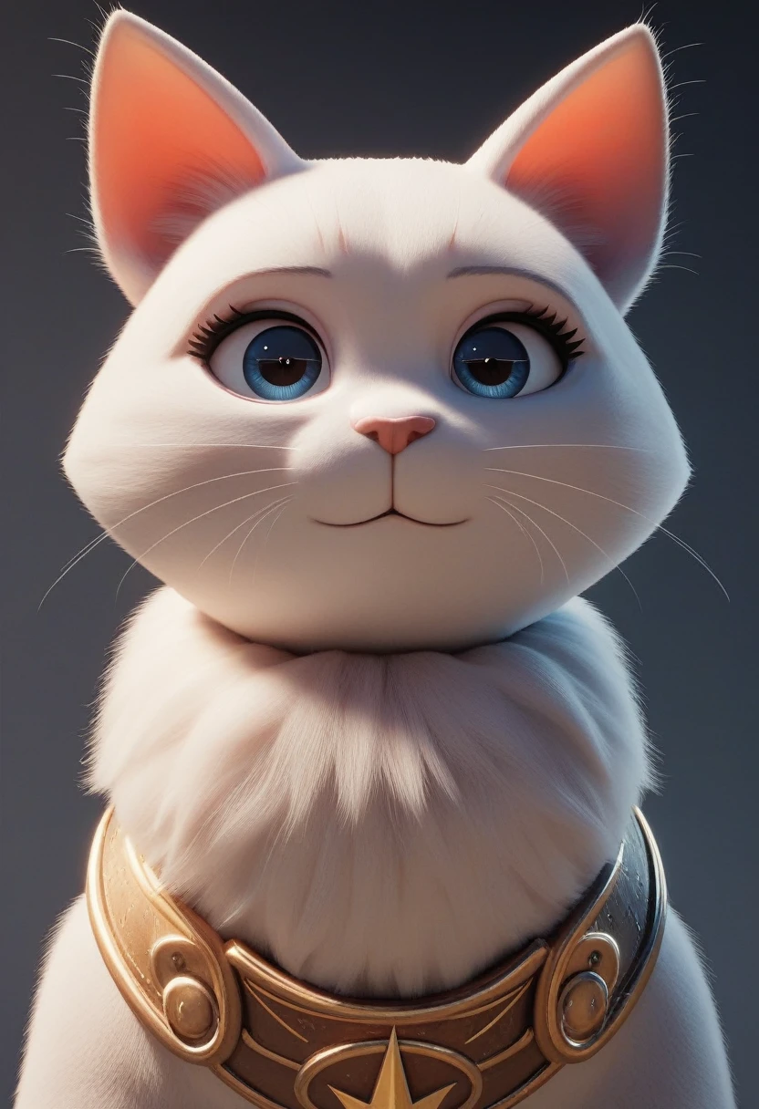 Close-up shot of a cat, whole body, Holds a lightning-charged sword, Wearing dark armor, Castle Background, High resolution, masterpiece, Highest quality, Super detailed, Super detailed, Ultra-realistic,
Hong Kong Style, 3D Fluffy, Cute and adorable close-ups, Cute big round reflective eyes, Long fuzzy fur, Pixar Rendering, unreal engine Cinematic smooth, Exquisite detail, Cinematic