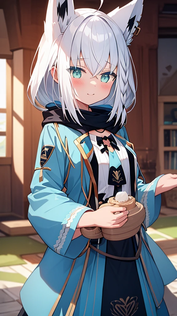 daily、Emotional enhancement settings、Little Flying Steam Racer、Date、she、Cute girl in anime style, Inverted triangle composition,, ((Light blue straight hair:1.2), (eyes、Beautiful centerpiece:1.2)), Cool face, whole body, Steampunk Sky Blue Red Leather Coat、 In detail, Smooth, High resolution, One Girl, 、high quality、high resolution、Precision、masterpiece