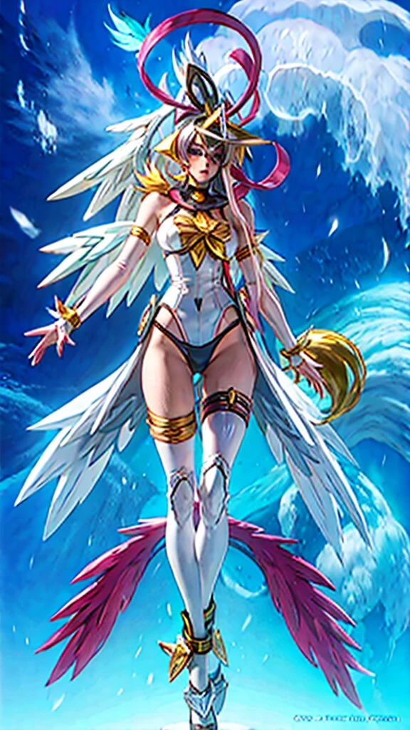 angewomon, pokemon, detailed