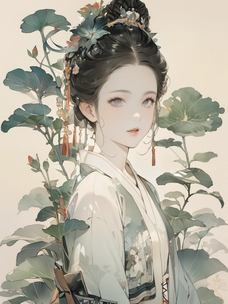 (8K, best quality, masterpiece),1girl, watercolor(medium), {Practical, original photo, Ultra-fine transparent, image, (Influenced by Yoshitaka Amano's style:1.6)}, Practical Light, Delicate skin, (Beautiful slim woman, 25 years old, Court Knight:1.5), Thin legs, Fine particles, Long white hair, Detailed fingers, Thin, sex, Ecstasy expression, 动感sex感的姿势, (巨大有弹sex的坚挺胸部:1.4), (sex感指挥官的盔甲, Long skirt, Long red cape, boots:1.2),(The armor has a larger chest opening;1.6), Exposing breasts, (Arcadia, Flower Storm, Many flowers:1.8), Unobscured,Beautiful scenery, (Flowers, Wind and Moon:1.5)