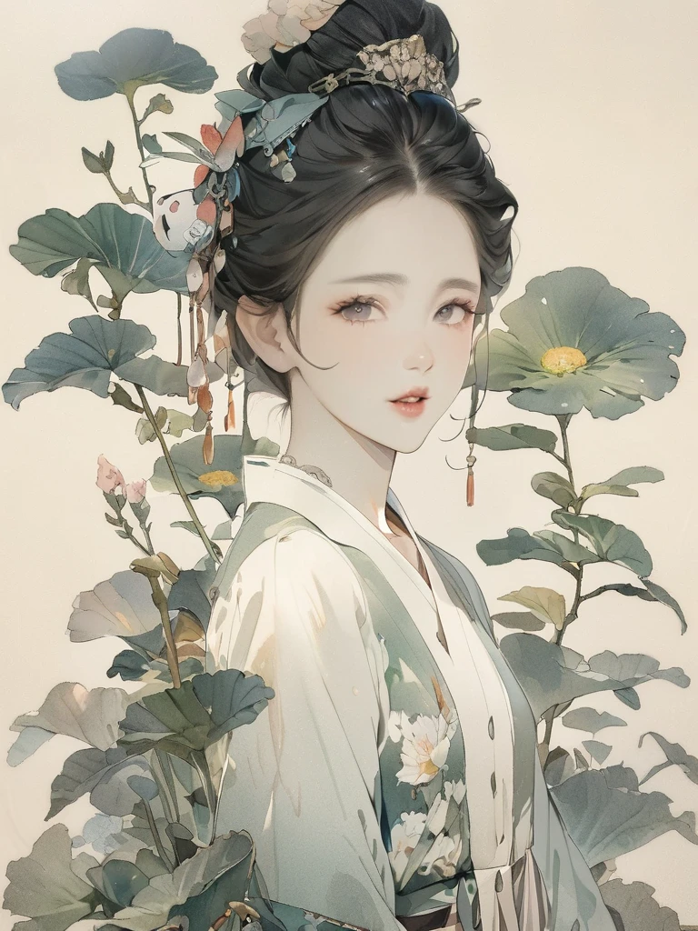 (8K, best quality, masterpiece)，1girl, watercolor(medium), {Practical, original photo, Ultra-fine transparent, image, (Influenced by Yoshitaka Amano&#39;s style:1.6)}, Practical Light, Delicate skin, (Beautiful slim woman, 25 years old, Court Knight:1.5), Thin legs, Fine particles, Long white hair, Detailed fingers, Thin, sex, Ecstasy expression, 动感sex感的姿势, (巨大有弹sex的坚挺胸部:1.4), (sex感指挥官的盔甲, Long skirt, Long red cape, boots:1.2),(The armor has a larger chest opening;1.6), Exposing breasts, (Arcadia, Flower Storm, Many flowers:1.8), Unobscured，Beautiful scenery, (Flowers, Wind and Moon:1.5)