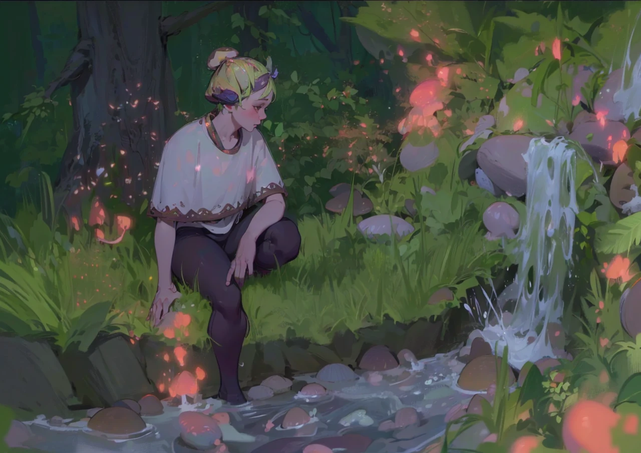 a magical lush forest with mystical glowing mushrooms, sunlight filtering through the leaves, (best quality,4k,8k,highres,masterpiece:1.2),ultra-detailed,(realistic,photorealistic,photo-realistic:1.37),fantasy,surreal,whimsical,dreamlike,vibrant colors,intricate details,dramatic lighting