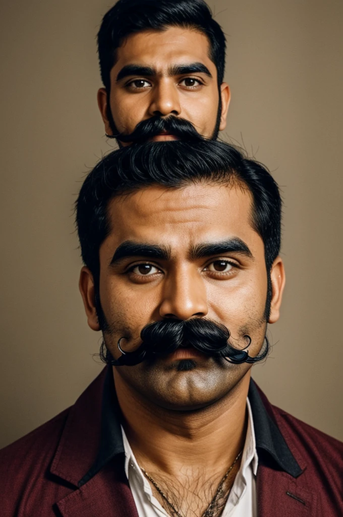 The puchaina with a mustache