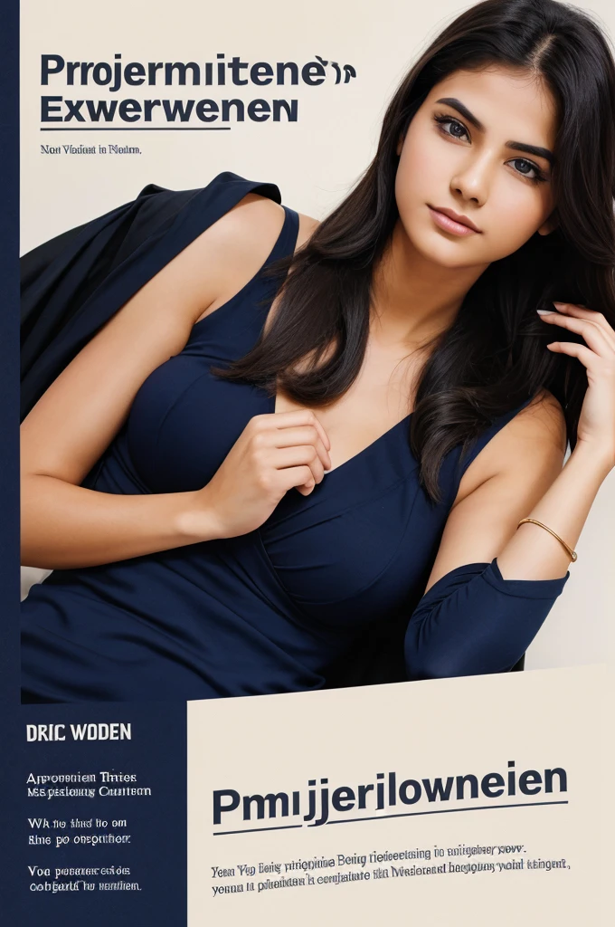 Cover page for project on women empowerment