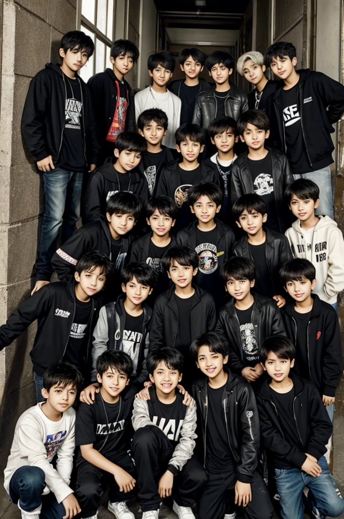 Photo of Stray Kids' Han Jisung and New Jeans' La Kang Haerin as if they were best friends