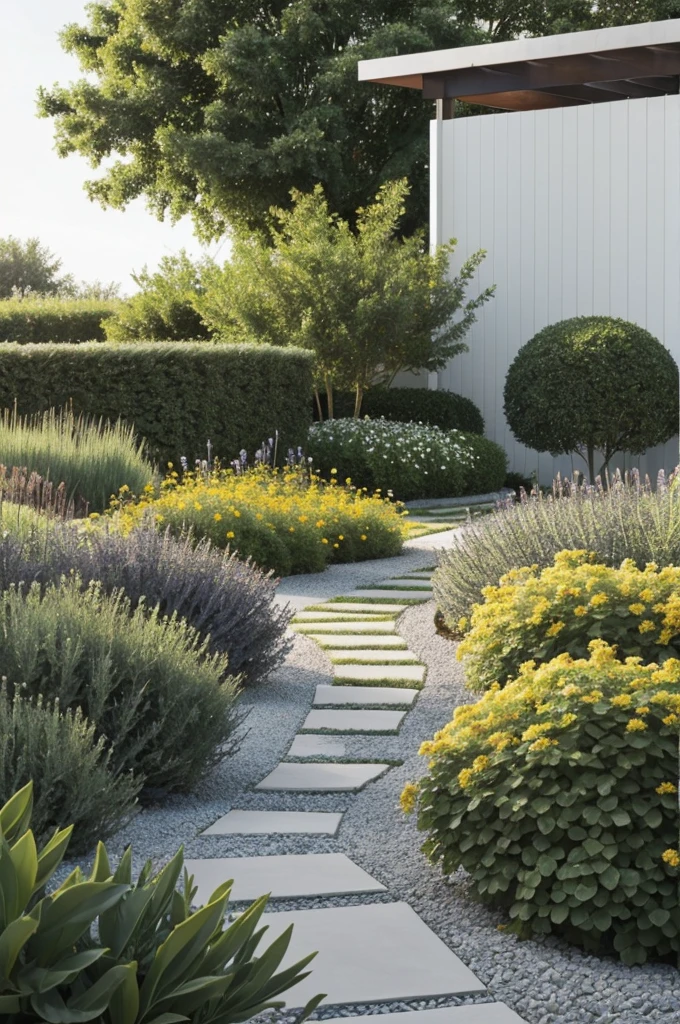 Create a white background with the entire border of gray plants