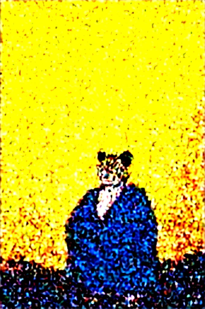 comic strip、Anthropomorphic cheetah、cyberpunked, Female cheetah, fat, fat belly, fat thighs, fat arms, lovehandles, silver eyes, golden yellow fur, black cheetah markings, blue kimono, silver earrings, silver bracelets, silver rings, silver necklaces, hammock