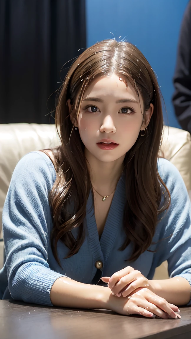 (It's photorealistic:1.4), (Best Quality:1.0), (Ultra-high resolution:1.0), 8k, Raw photo, (Mastepiece:0.2), Super detailed, Close the short, 1 Girl, Radiant Skin, Detailed skin, Displaying the viewer, Esbian all over, (Long Hair:1), A shy smile, (Closed mouth:1),On all fours、Mastepiece,Fine details, Perfect dynamic composition, Beautiful detailed eyes,Small breasts, Bold sexy pose,A shy smile,Harajuku Style、22 year old female、Cute、Sexy shot looking at the camera、Highly detailed face and skin texture、double eyelid、Detailed thin eyebrows、Dimples、(Japanese、woman、Ticker、cute)、(2 wrists、2-pin、1 face)、Look away、Dimly lit room:1.5、((Dark indoors))、of hotel、(night)、bed、Smile:1.2、(Embarrassed:1.4)、Shyness 1.4、((Embarrassing))、((squat))、Knee spread、Yankee Sit 2、Do the M-leg pose、Inter-Strand 2、(Vulgarity:maximum),( Shy:1.8),(steam:1),(Wet with water:1.5),(Trembling:1.3)、Dildo masturbation、Naughty expressions、Saliva Trail、Small breasts、Competitive swimsuit, see-through breasts、Ecstatic facial expression、Obscene appearance、(T Masterpiece: 1.4), (8k, Reali, Raw Photogram, Best Quality: 1.4)、(Real Face: 1.4), (Caramel Hair, Long white hair: 1.3)Hair style, Realistic blue eyes, Beautiful detailed eyes, (Real Skin: 1.3), Beautiful Skin, Ultra Photorealistic Sim,(A detailed face: 1.4), Soaked white translucent panties,NSFW,Big butt emphasis,The nipples and areola are clearly defined,Looking into the camera,bedに座る,The genitals are clear and transparent in shape,Collection of lewd poses(Bend and open your knees and legs)、Black Swimsuit、Glossy enamel bikini、The fabric is ultra-thin、Small shiny swimsuit、Tiny Panties-、High leg、Swimsuit with lascivious colors、Smaller nipples、Small Face、Idols,(((cowgirl position、上にwoman)))、Sticking out her ass、backstyle、high long ponytail、Koi、Intense sex、Transparent fabric、Face up、forward leaning posture、Slender body、Leather suit、Very short hairstyle