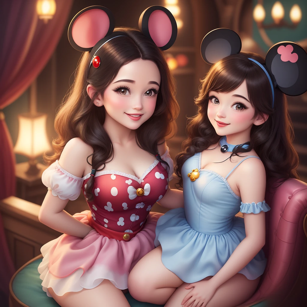 Mickey mouse Disney princess