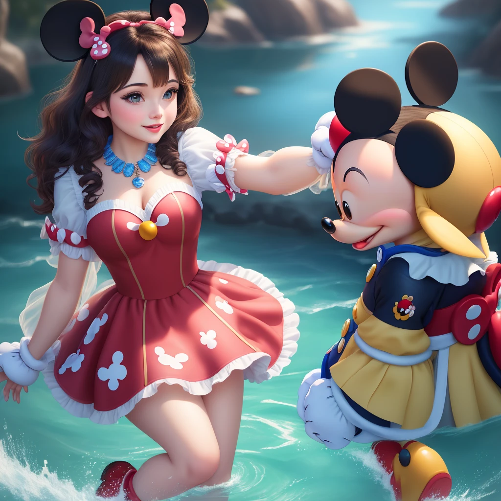 Mickey mouse Disney princess