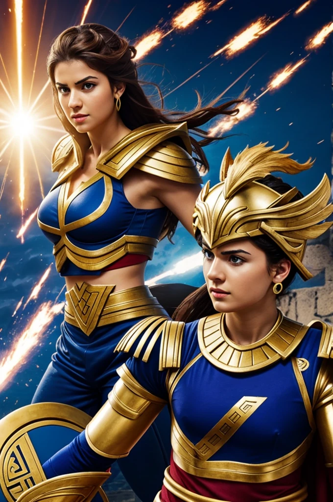 Create a team of Greek-themed power rengers including the sixth renger