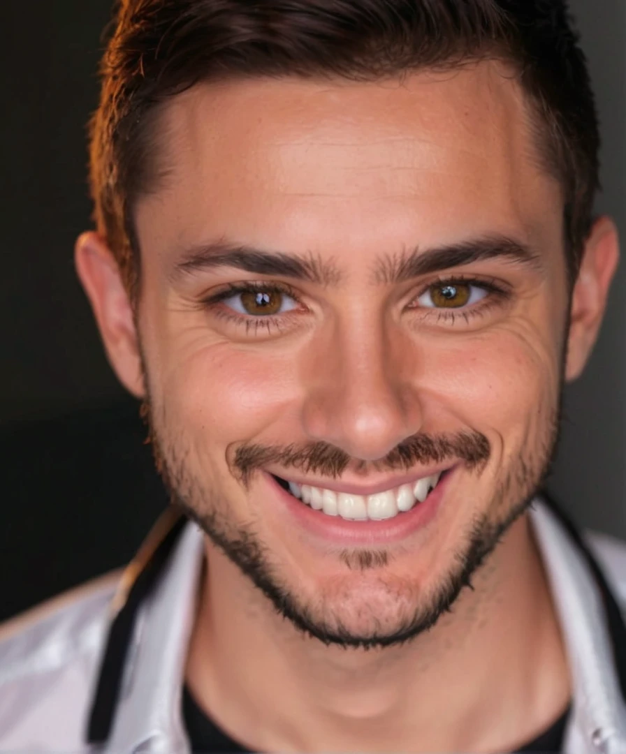 um close de um homem com barba e camisa branca, Tiros na Cabeça photo, acting Tiros na Cabeça, Tiros na Cabeça photograph, Tiros na Cabeça, cara raposa em um jaleco, alex , Mateus Stewart, closeup Tiros na Cabeça, Tiros na Cabeça profile picture, por Nicholas Marsicano, Paulo Heaston, conheça o ator nos bastidores, Tiros na Cabeça portrait, Sam Shearon, Joel Fletcher