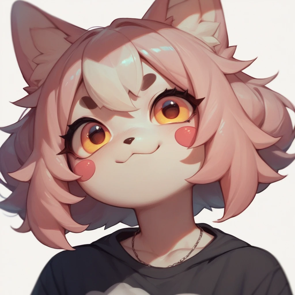 A pack of kawaii fluffy cat emojis for twitch HQ. Side. Different emotions. White background. No arguments