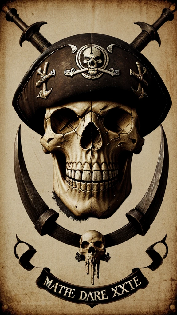 a pirate skull, with the writing "mariners de XTREME' 