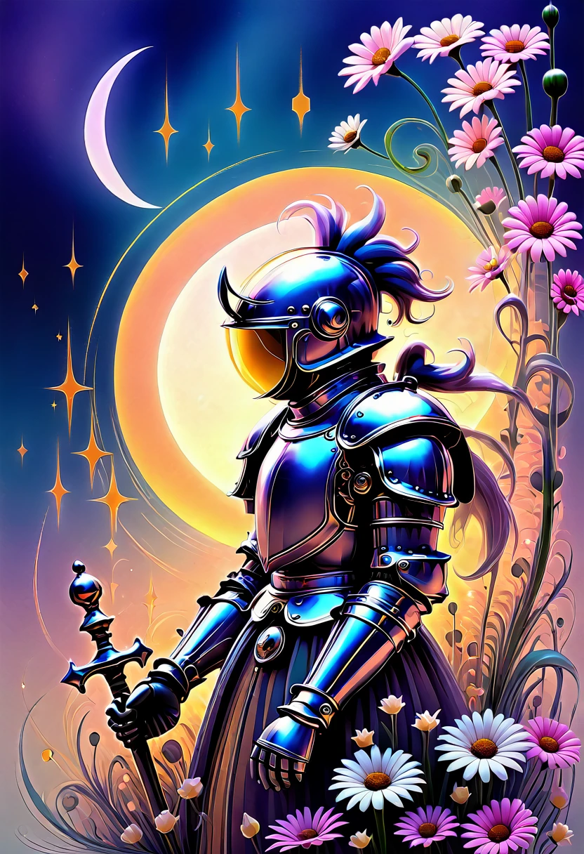 The first knights, Flowers for the Faded, Moonchild, Punked Steam, Artistic, Epic, Creative Design
