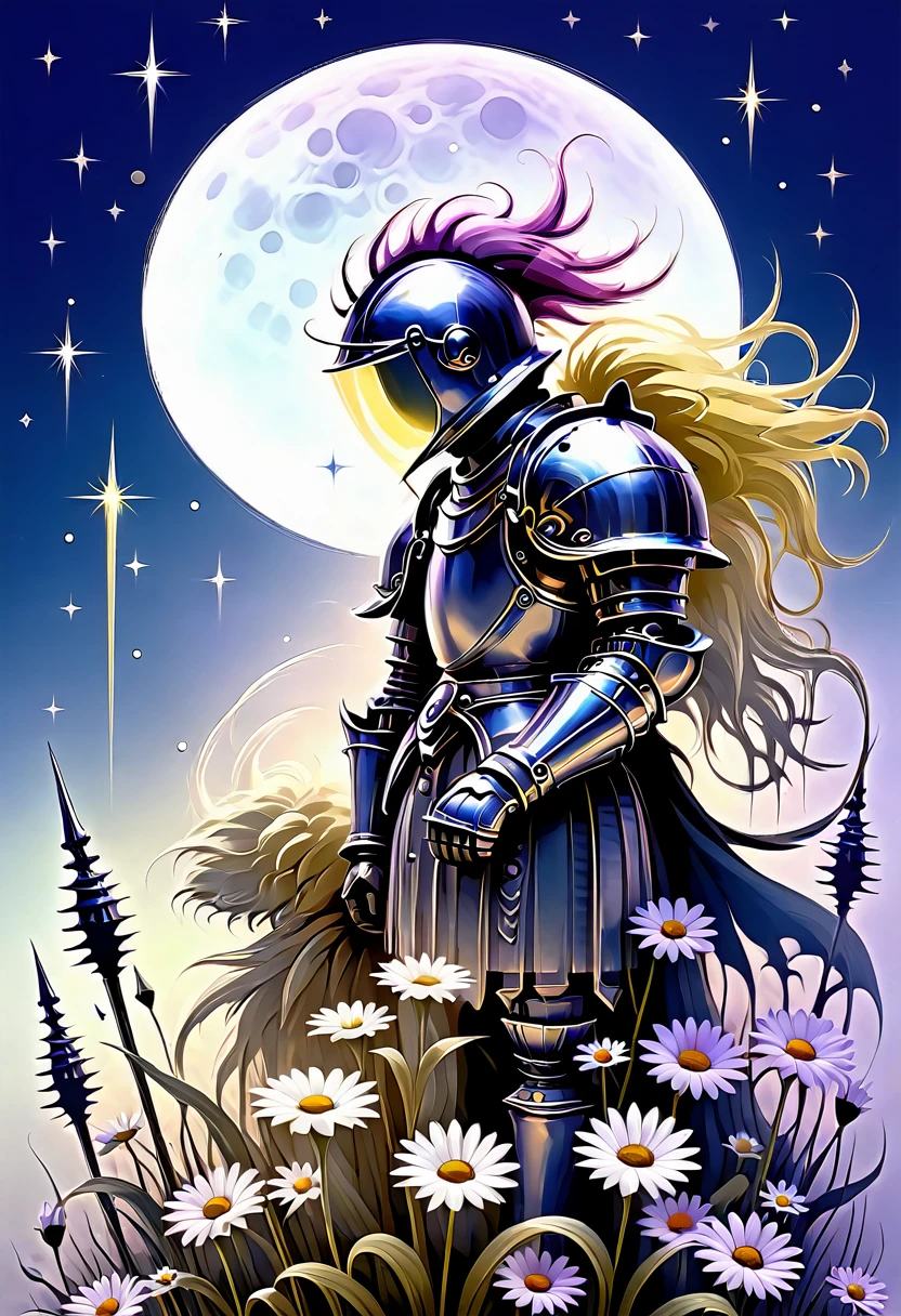 The first knights, Flowers for the Faded, Moonchild, Punked Steam, Artistic, Epic, Creative Design