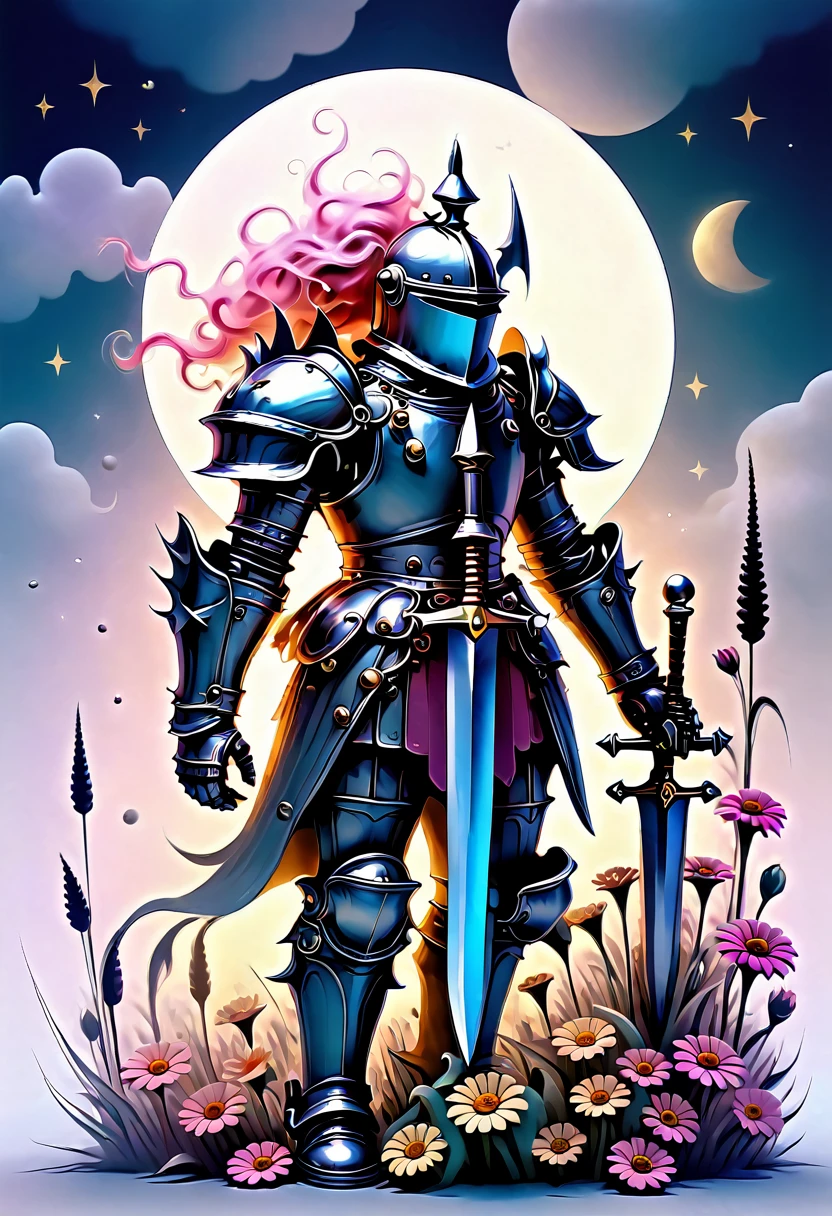 The first knights, Flowers for the Faded, Moonchild, Punked Steam, Artistic, Epic, Creative Design