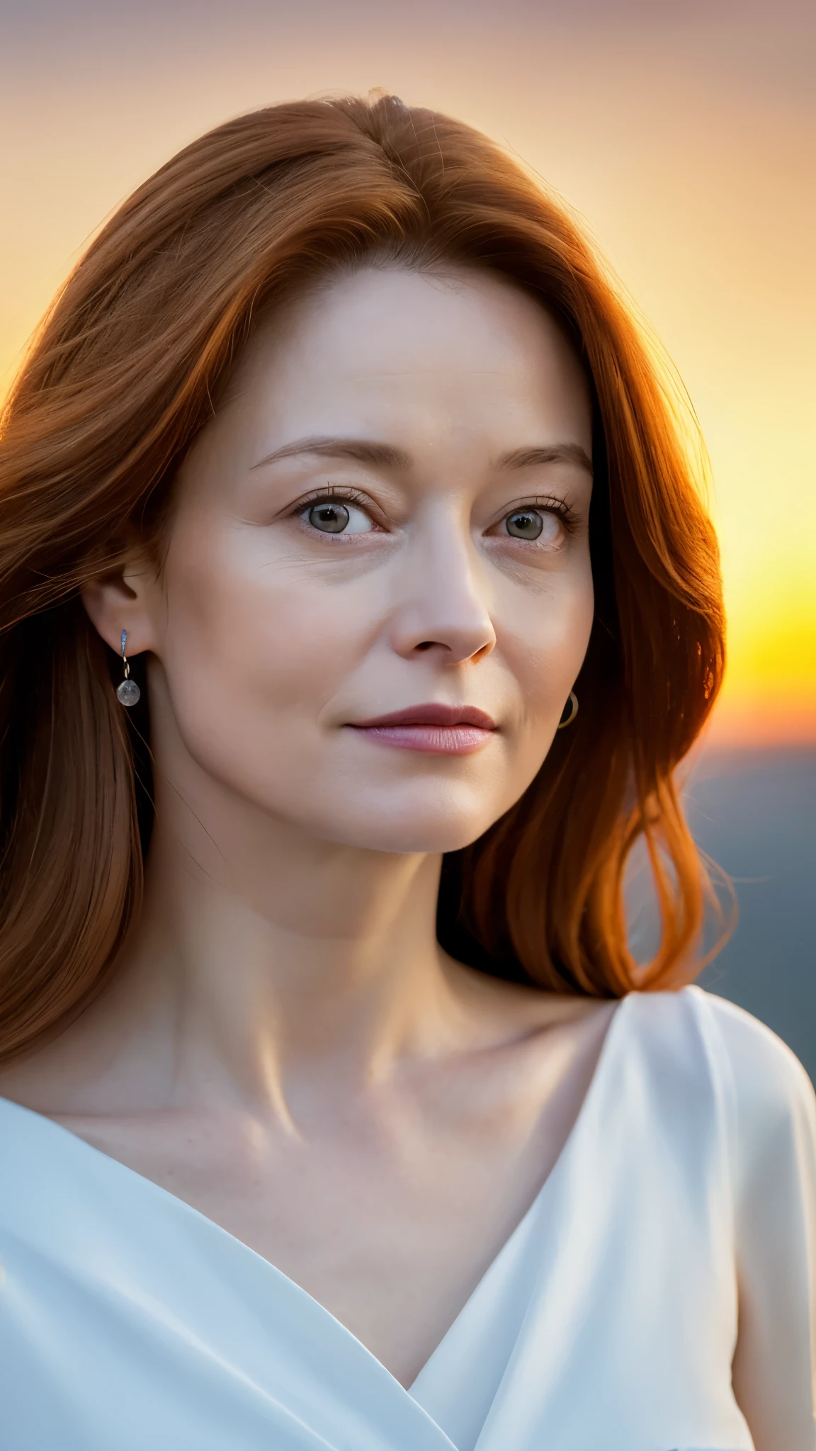 Fondo de pantalla de alta definición, sunset ,RAW, A woman,37 years old , ( SFW), [ great detail: ( eyes :Miranda Otto),( Eyelids : vesper lynd),(between eyebrows:vesper lynd),(Eyebrows : Vesper lynd),(forehead: vesper lynd),(nose:Miranda Otto),(boca: Miranda Otto),(jawline: Miranda Otto), ( jaw angle: Vesper lynd) ,( breasts: Vesper lynd),(legs : vesper lynd),.beautiful breast 
