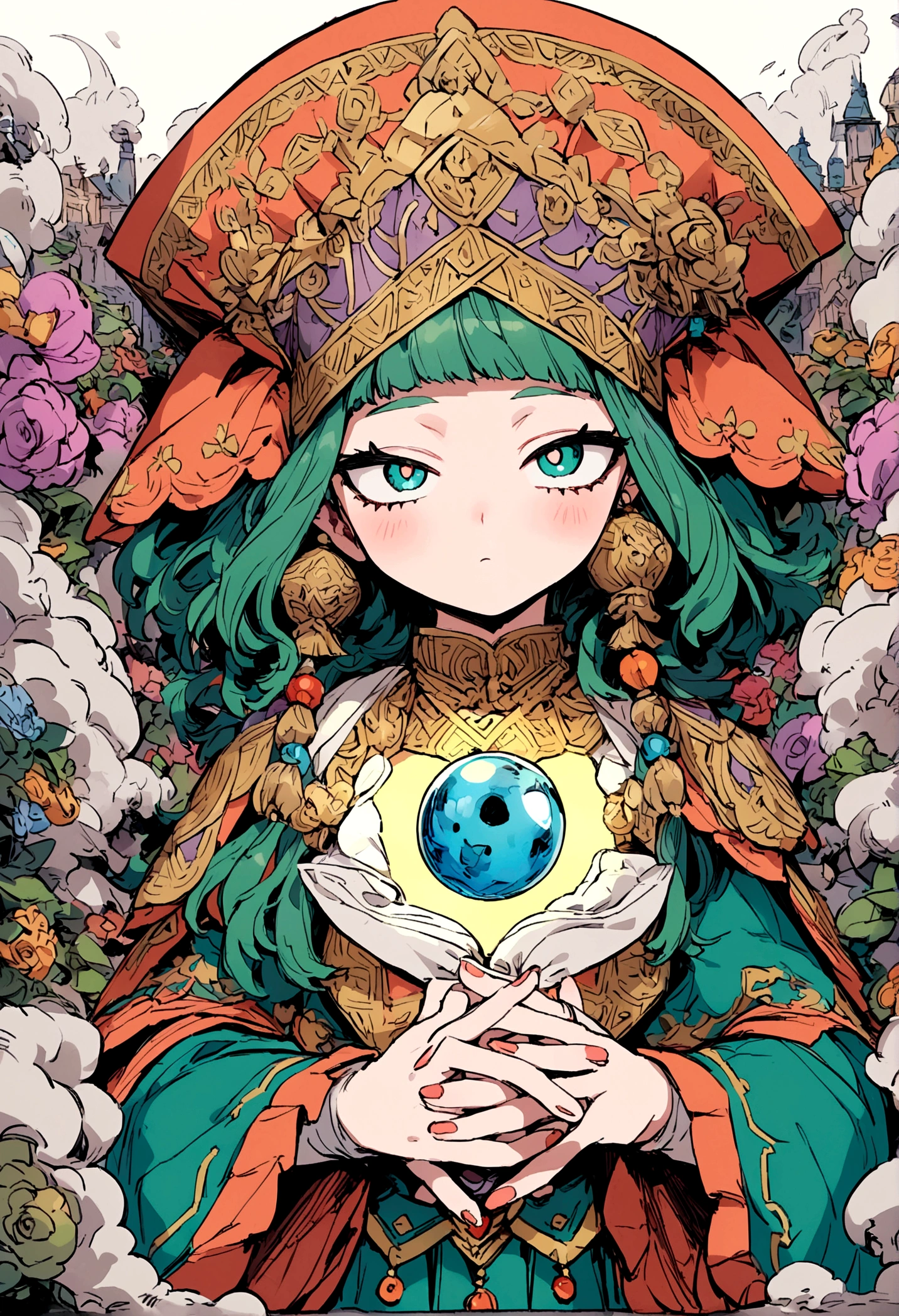 My hero academia cute woman fortune teller hero
