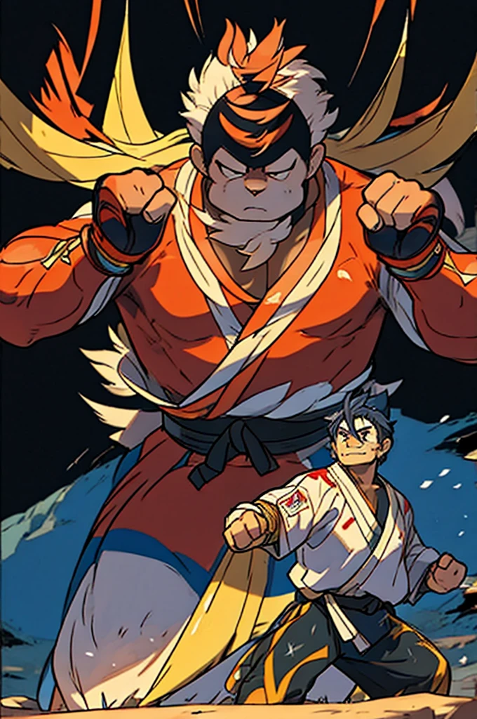 In the world of Valoria, where martial arts are the key to power, The Warriors Tournament is the most anticipated event every decade. In this tournament, Fighters from all regions compete for the title of Grand Champion, a title that grants the winner immense prestige and influence. Hiroshi, a young fighter from a small village, enters the competition with the aim of avenging the death of his master, who was dishonorably defeated in the previous tournament by a mysterious masked warrior. Training tirelessly in fighting styles like Muay Thai, Jiu-Jitsu and Kenpo, Hiroshi teams up with other competitors like Ayumi, a Taekwondo master, e Kenji, a sumo wrestler seeking redemption for his past. During the tournament, they face formidable opponents, each with their own style and reason for fighting. With every fight, Hiroshi learns more about honor, friendship and the true meaning of strength. As he approaches the final, the identity of the masked warrior is revealed, forcing Hiroshi to face not only his enemy, but also the demons within yourself. Only with courage and determination can he triumph and restore the honor of his master and his village..