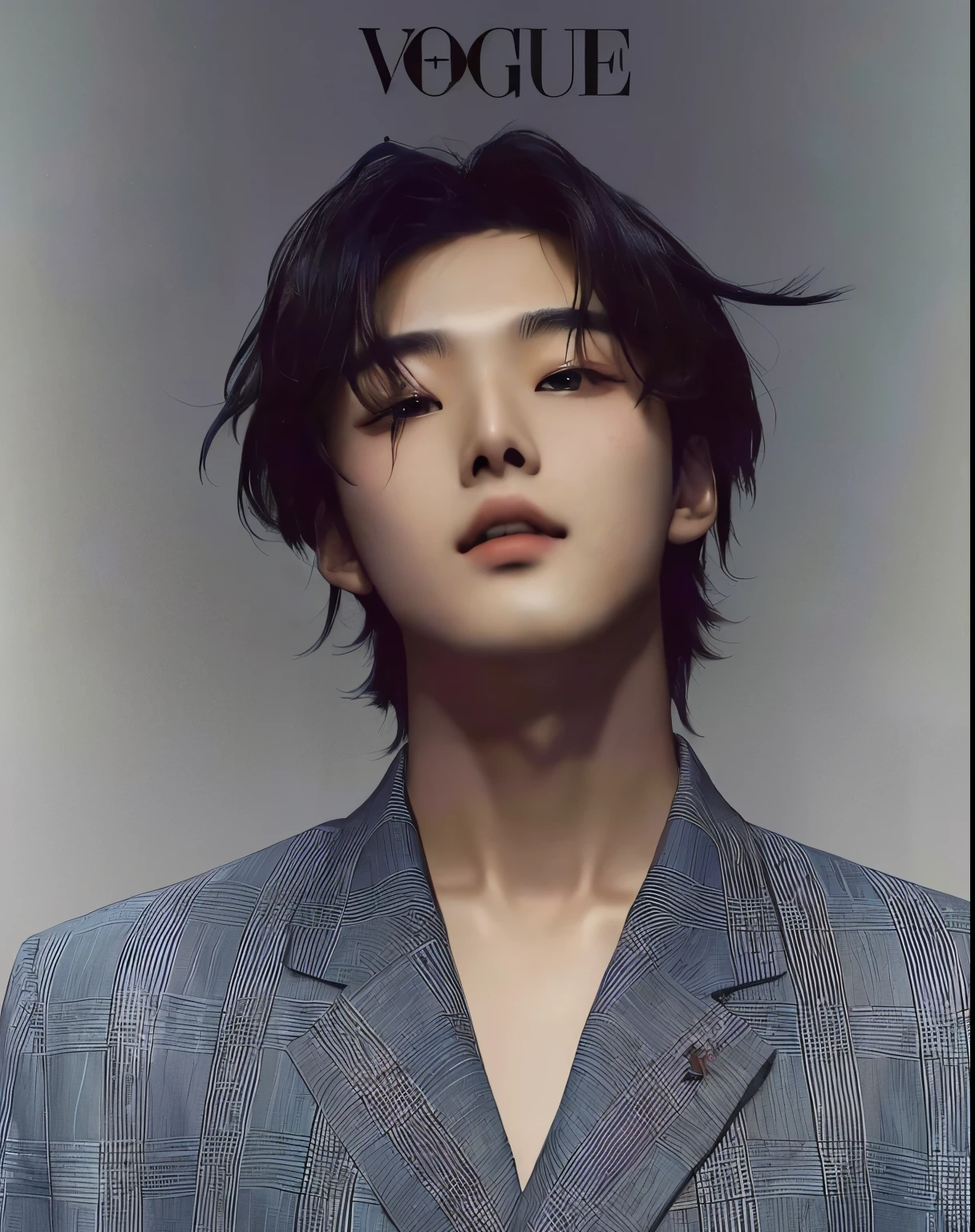arafed image of a man with a suit and tie on a magazine cover, cai xukun, jinyoung shin, siwoo kim, wonbin lee, hyung tae, taejune kim, yanjun chengt, seseon yoon, hyung tae kim, inspired by Zhang Han, sun-hyuk kim, kousuke oono, steven jung