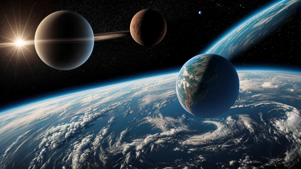 Planet Nibiru destroying the earth in half