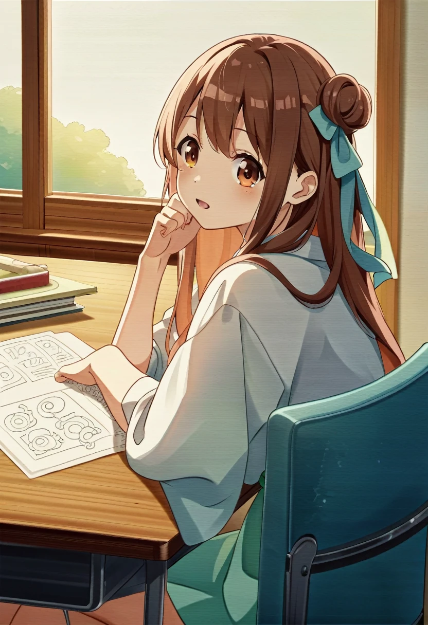 (Tabletop, Highest qualityの, Highest quality, Official Art, (beautifully、aesthetic:1.4), (Watercolor:1.4) ), (Tsukuyomi:1.5), 日本god話のgod様々々, Fleeting beauty, 星空に照らされるgod秘的な存在, god'Grace, Calm and contemplative expression, Flowing Heavenly Robe, A dazzling silver glow illuminates the night view, Dance of shadows and lights, Whispers of Ancient Legends