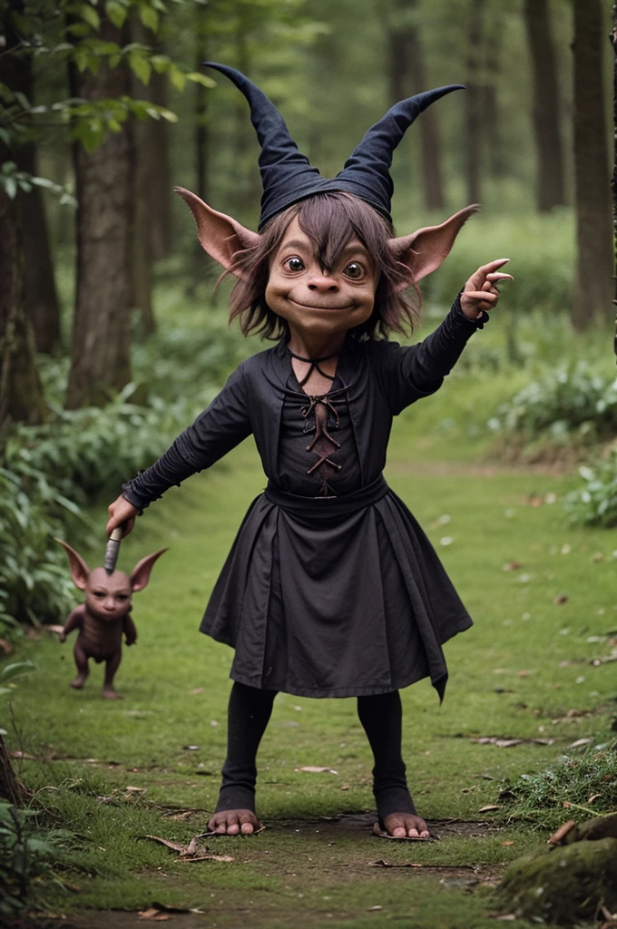 goblin that takes on the shape of an animal to serve witches.