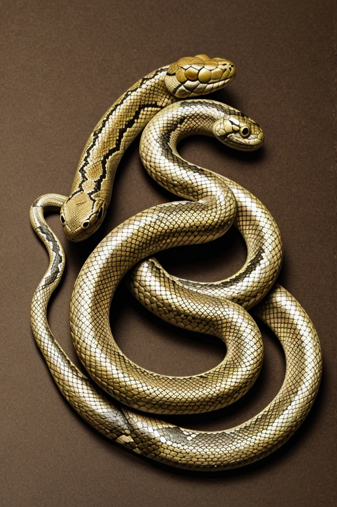 The letter K wrapped in a snake