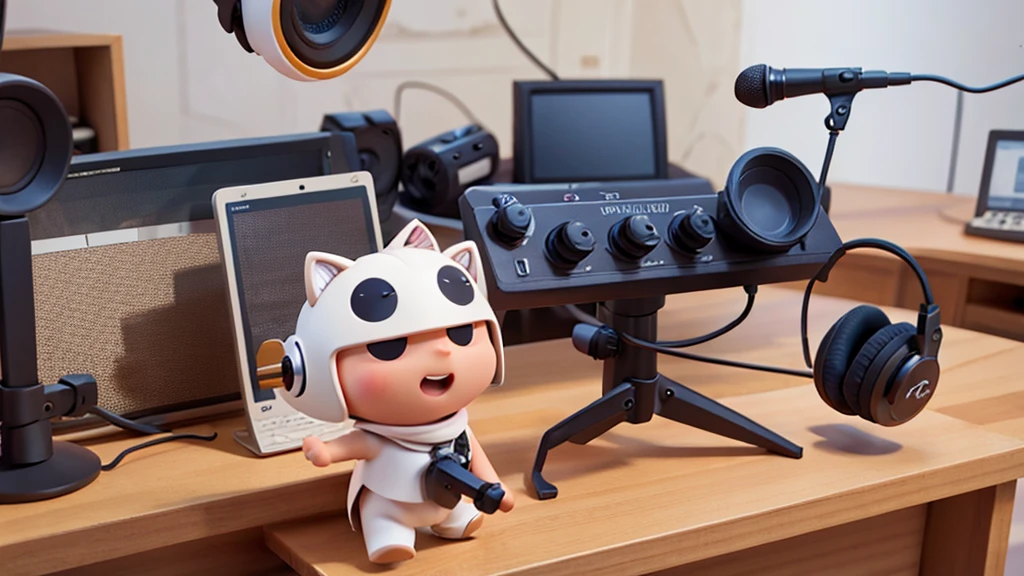 studio, podcast