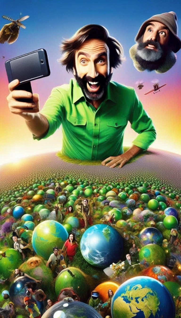 last man on earth take a selfie