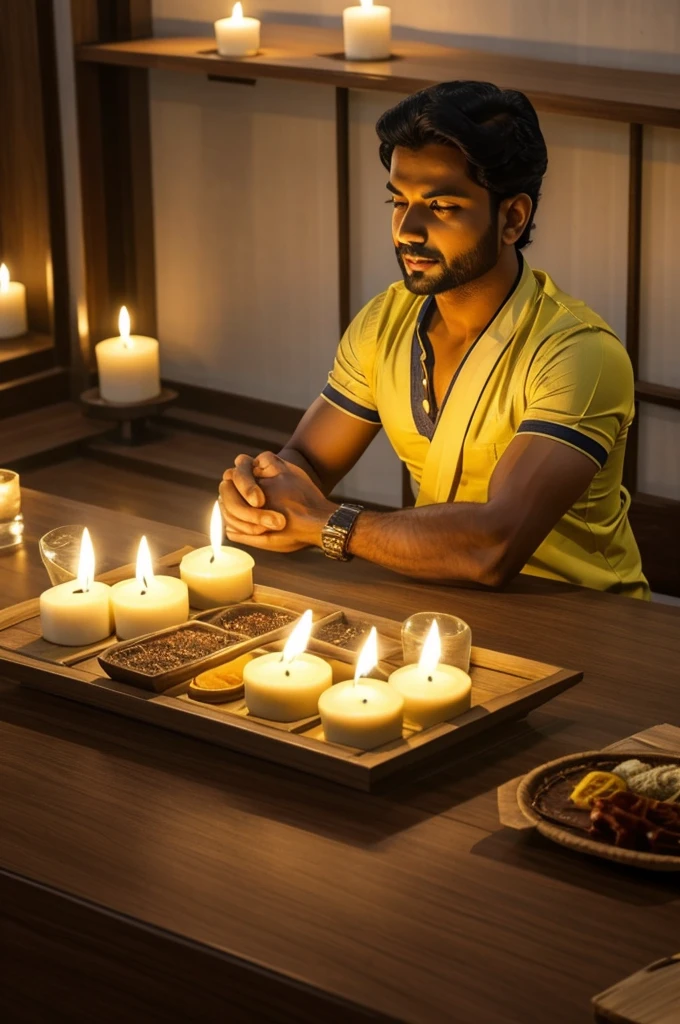 স্বর্ণ উচ্চারণ সহ ন্যূনতম যোদ্ধা সামুরাই নাইট

