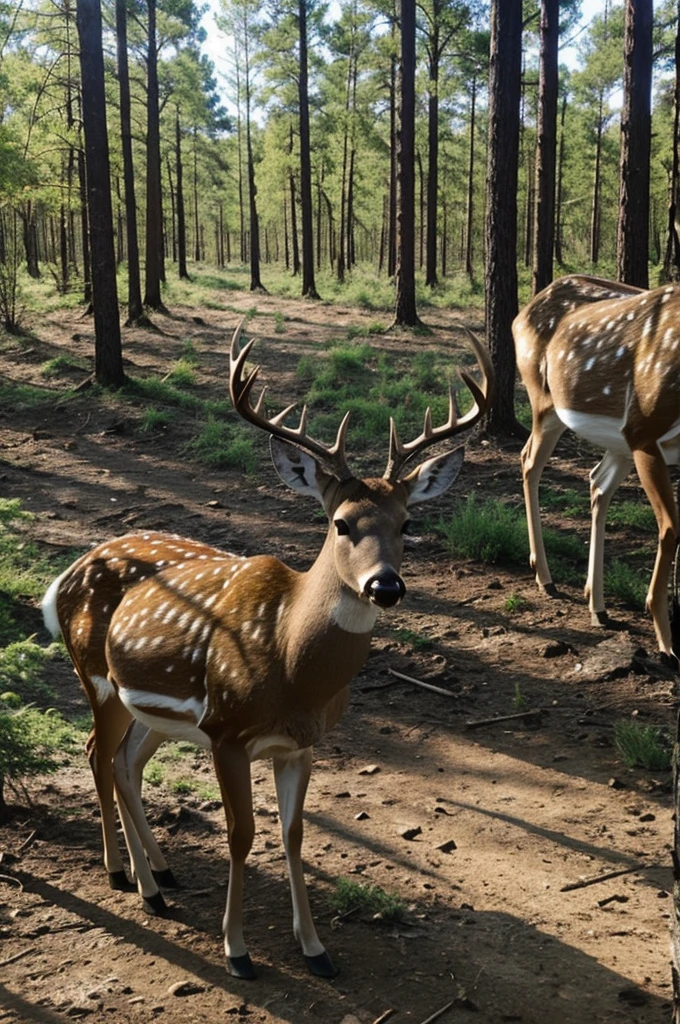Deer reforesting