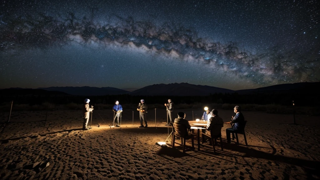 Astronomers discussing