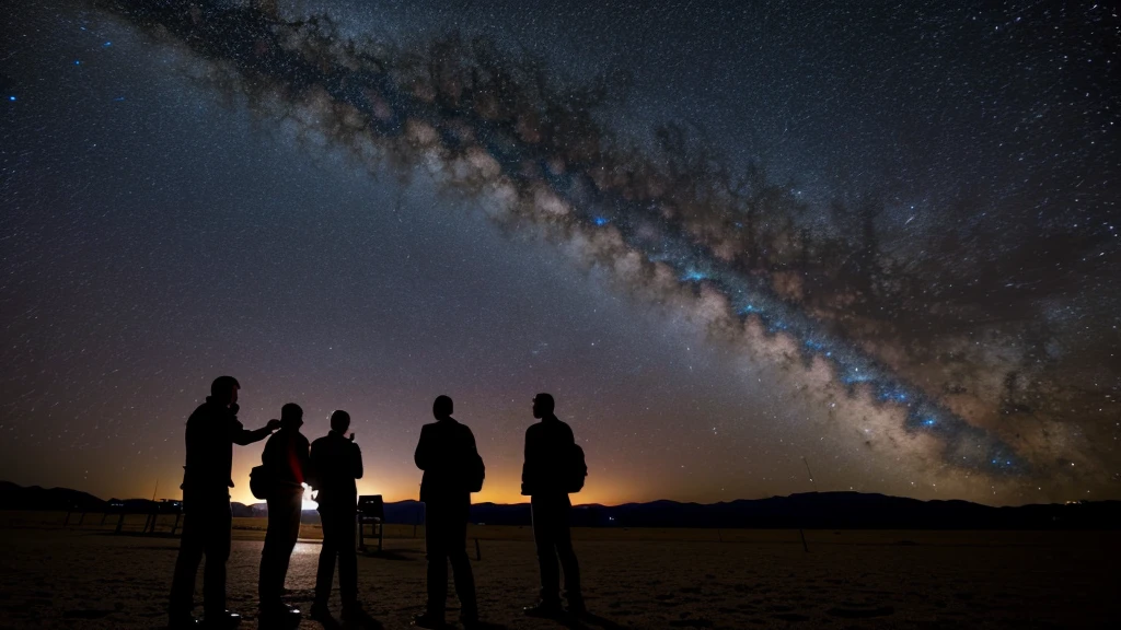Astronomers discussing