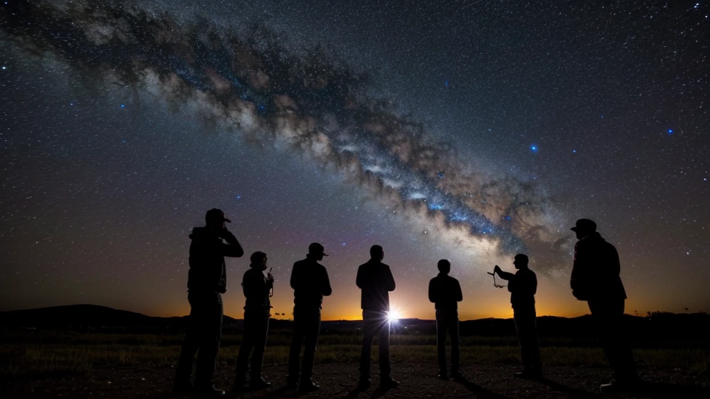 Astronomers discussing