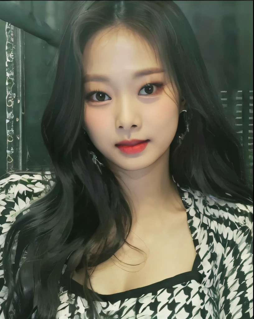 Asian woman araffed with long black hair and a black and white top, jennie blackpink, jossi do blackpink, Parque Roseanne do Blackpink, Retrato de Jossi de Blackpink, Jaeyeon Nam, Heonhwa Choe, Jinyoung Canela, tzuyu from twice, wan adorable korean face, Parque Ji-min, Korean Idol, ulzzang