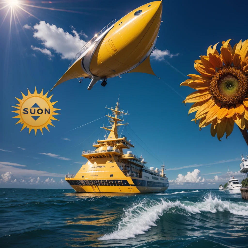 Create a logo with the name Sunship