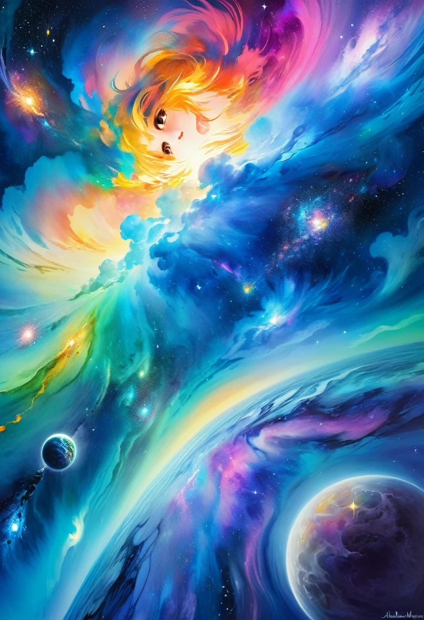 (ahegao!)[(Young girl isabelmoner-smf, dora, the expression of a nirvana face), long tongue, Cute Black Chaos Bob To The Wind, baroque:20]:BG[Nebula] (Art by Slawomir-Maniak), Lush watercolor palette canvas/acrylic, Intricate, Extreme detailing, Complex key, ((Single Shot)), ((Best Quality)), ((Masterpiece)) , ( (Realistic)), (IDEAL), 8K, impressionism: 0.2 Обои Full HD