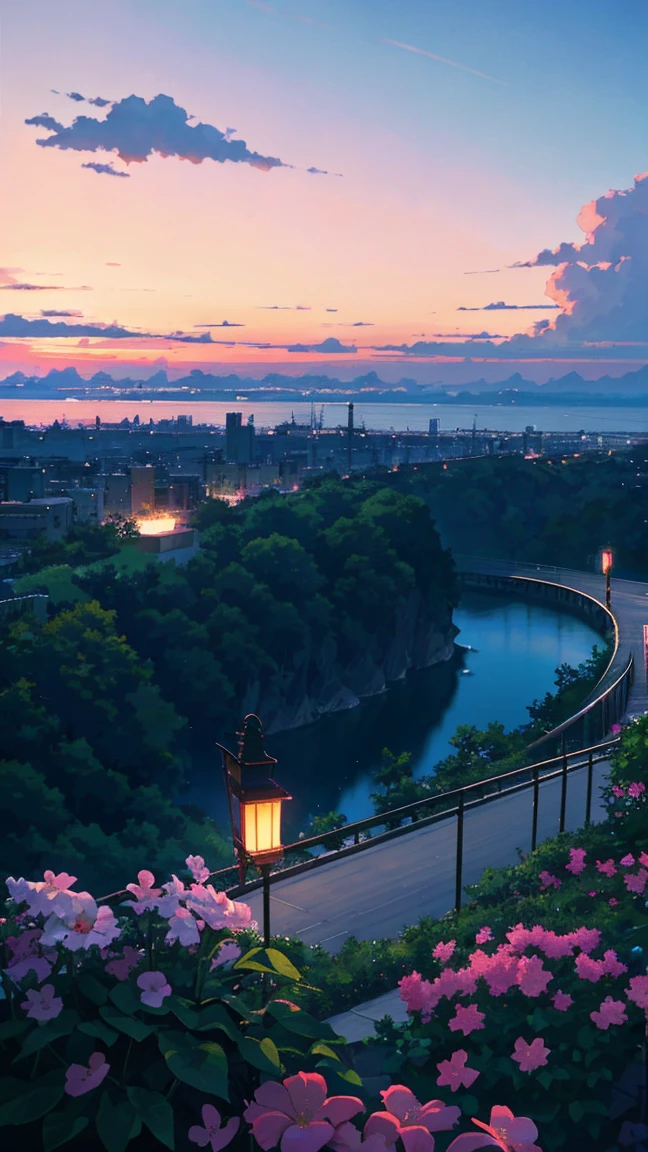  Beautiful sky. summer, makoto shinkai&#39;Concept Art, tumbler, Magic realism, Beautiful anime scene,by Makoto Shinkai, ( ( makoto shinkai ) ), Anime Background Art, Anime Background, makoto shinkai&#39;style, Anime movie background, Galaxy Express, No humans. --v6