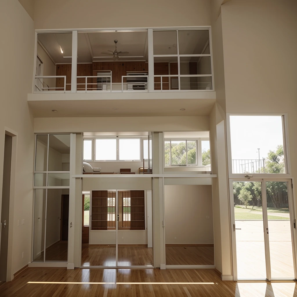 Floor plan of a two-story house
