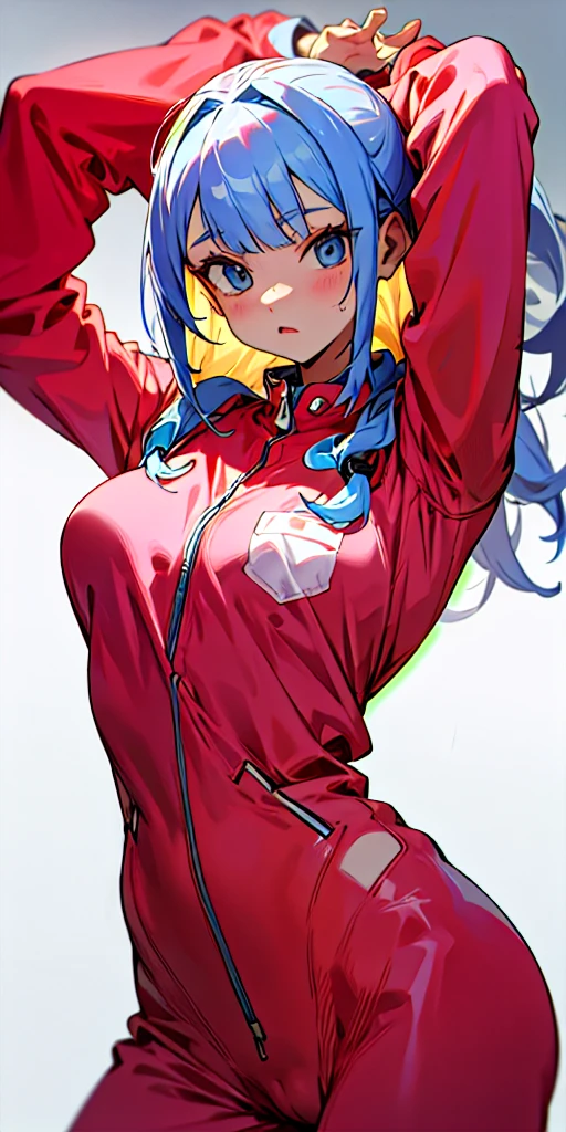 She's wearing a onesie