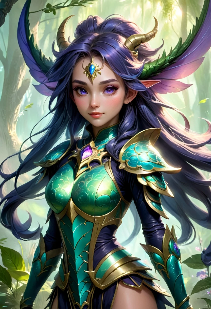 An fantasy creature girl