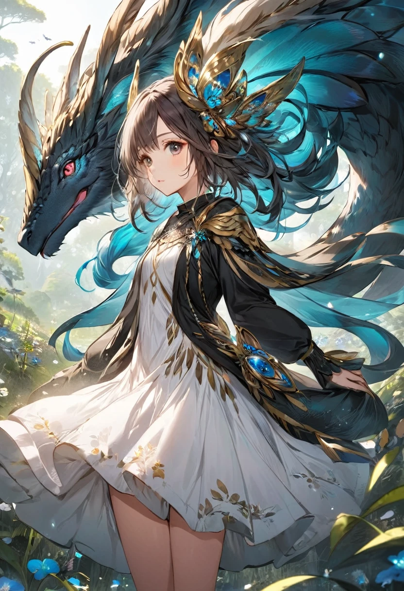 An fantasy creature girl
