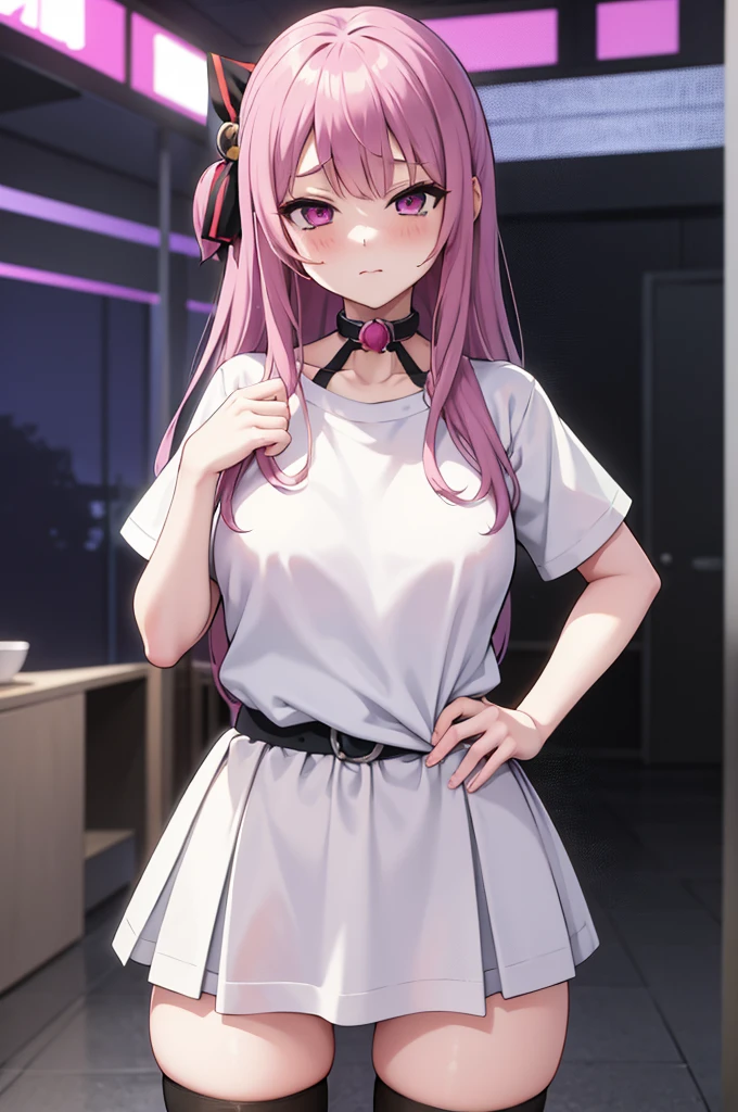 a cartoon of a girl wearing a t-shirt that says, my body is a machine that messes, an anime girl, aesthetic anime, in an anime style, ecchi style, Ecchi anime style, as anime character, yandere, infp girl, inspired by Munakata Shikō, Intricate Yandere, yandere. high