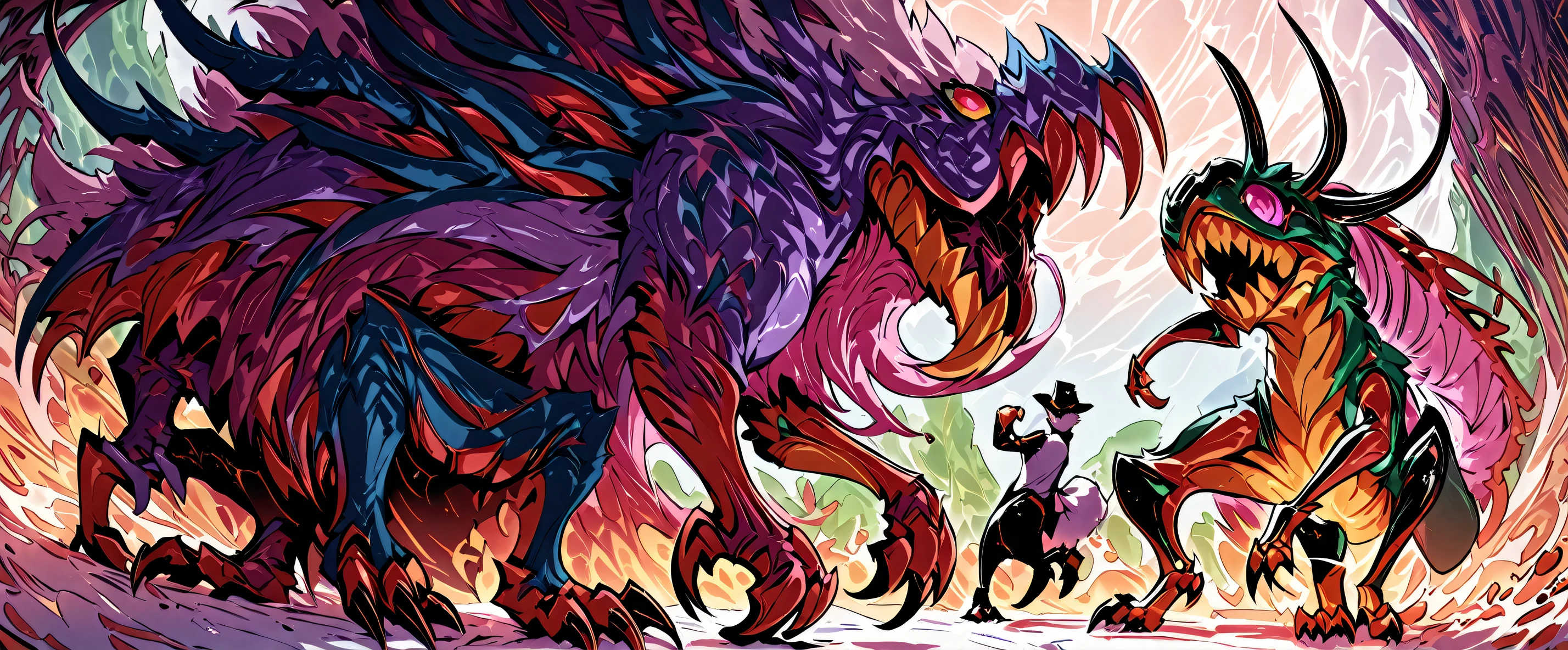 (((masterpiece,Highest quality))),(((A quadrupedal indescribable monster))),((Fun atmosphere)),(high quality),brho