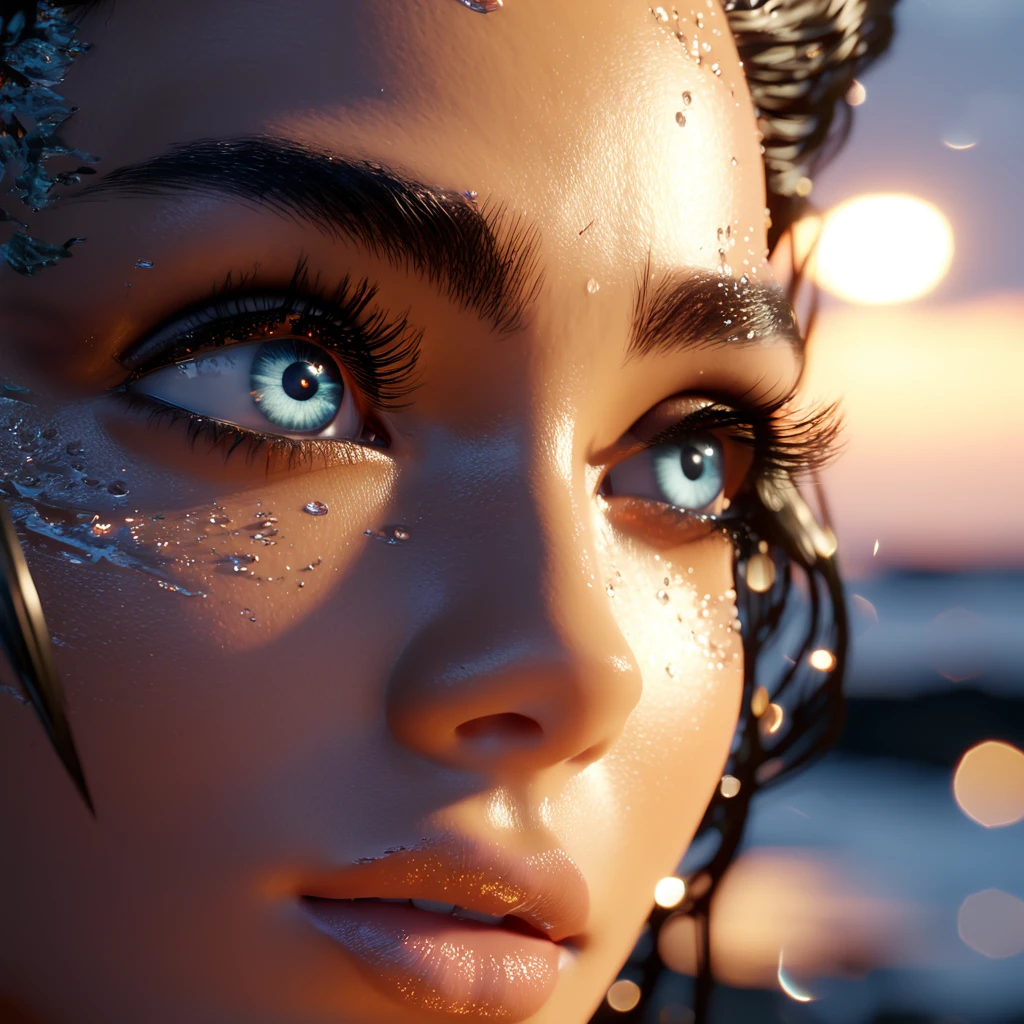 no human, beautifully detailed eyes, beautiful detailed lips, extremely detailed eyes and face, long eyelashes, cinematic, epic scale, dramatic, panoramic, bird's eye view, meteor, disaster, cataclysm, nightscape, cityscape, coastal city, glowing sky, dramatic lighting, cinematic composition, photorealistic, 8k, high resolution, masterpiece, hyper detailed, ultra-realistic, studio lighting, physically-based rendering