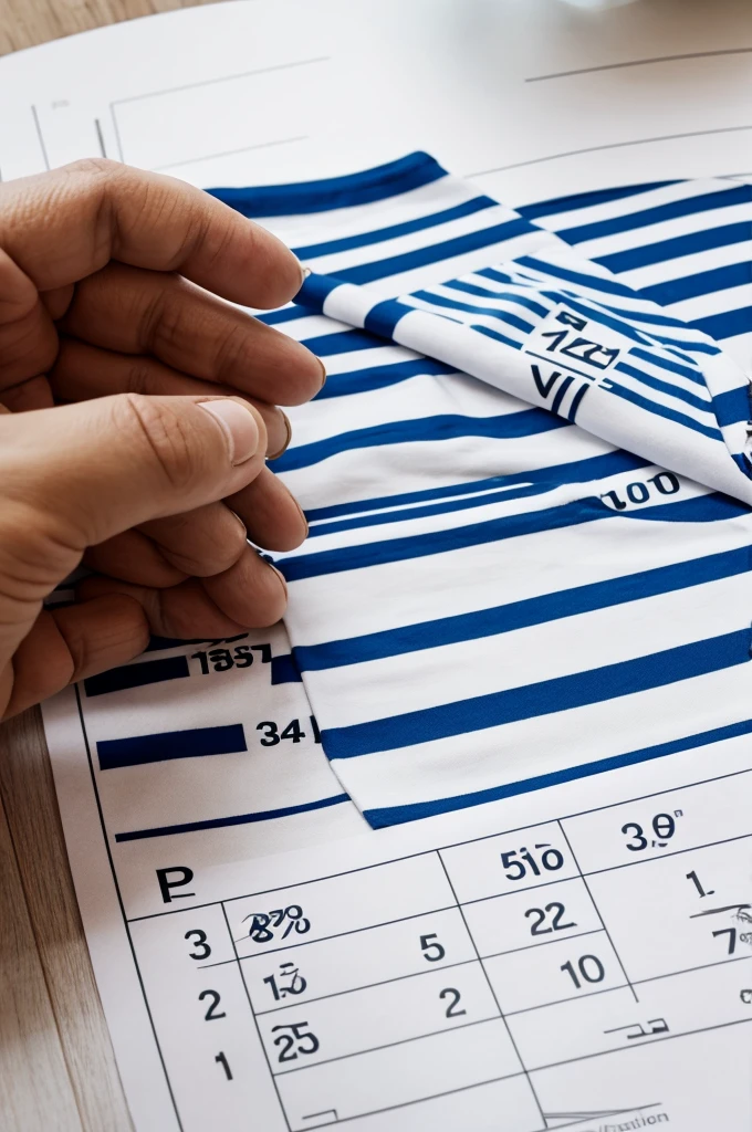 Numbers for stripes inside